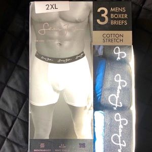 Mens Boxer Briefs 3-Pack Size 2XL Sean John New!